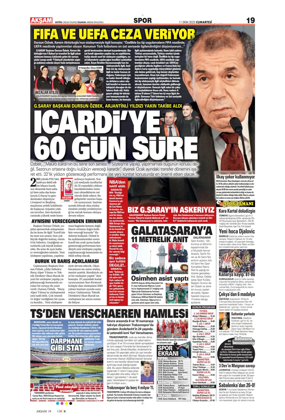 "Sergen Yalçın'ın yeni hedefi Çağlar Söyüncü" | Sporun manşetleri - 40