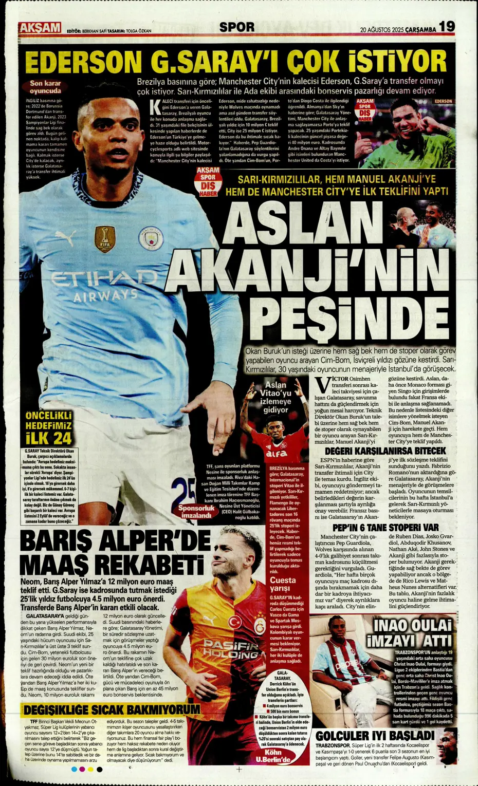"Fenerbahçe'den Nene sonrası bir transfer daha" | Sporun manşetleri - 32