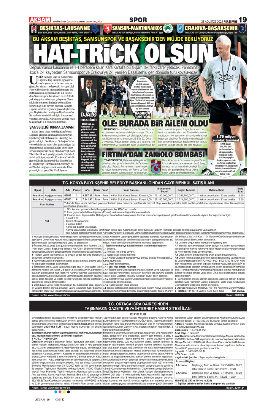 "Kerem Fenerbahçe'yi de Mourinho'yu da bitirdi" | Sporun manşetleri - 34