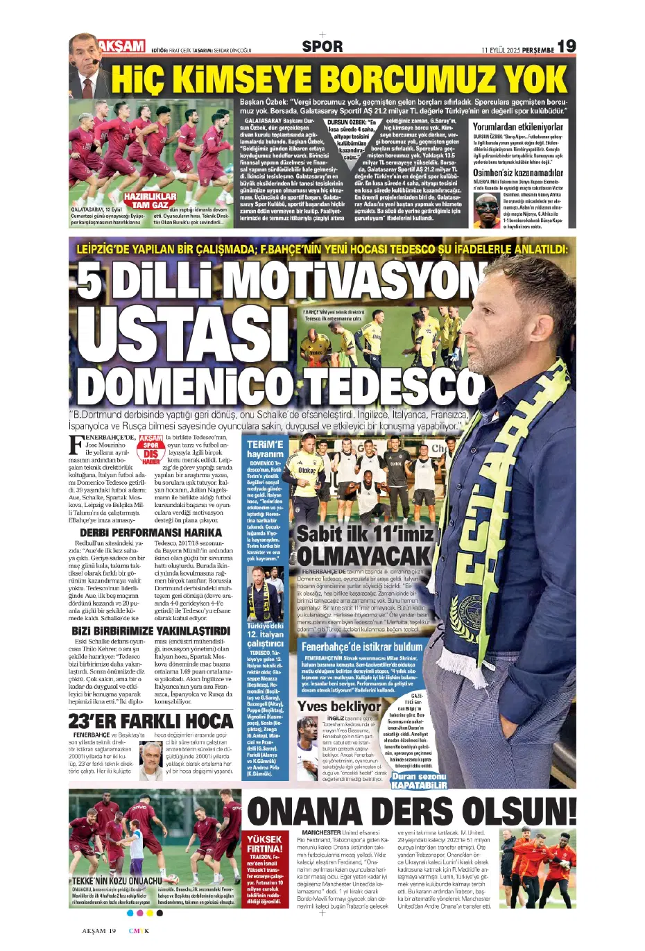 "Laporte ile mutlu son" | Sporun manşetleri - 25