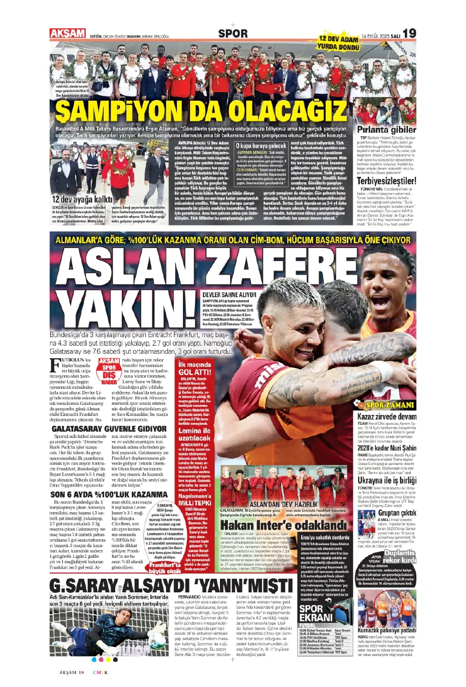 "Fenerbahçe'den David Alaba bombası" | Sporun manşetleri - 22