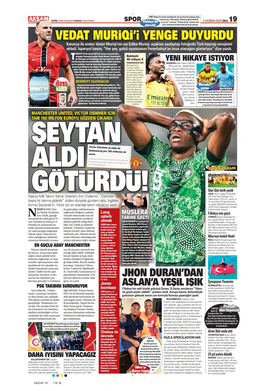 ManU, Osimhen için tam 2 katını masaya koydu | Sporun manşetleri - 16