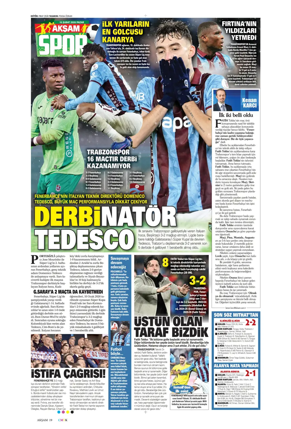 "Eyvah! Galatasaray'da Yunus Akgün endişesi" | Sporun manşetleri - 36 "Eyvah! Galatasaray'da Yunus Akgün endişesi" | Sporun manşetleri - 36