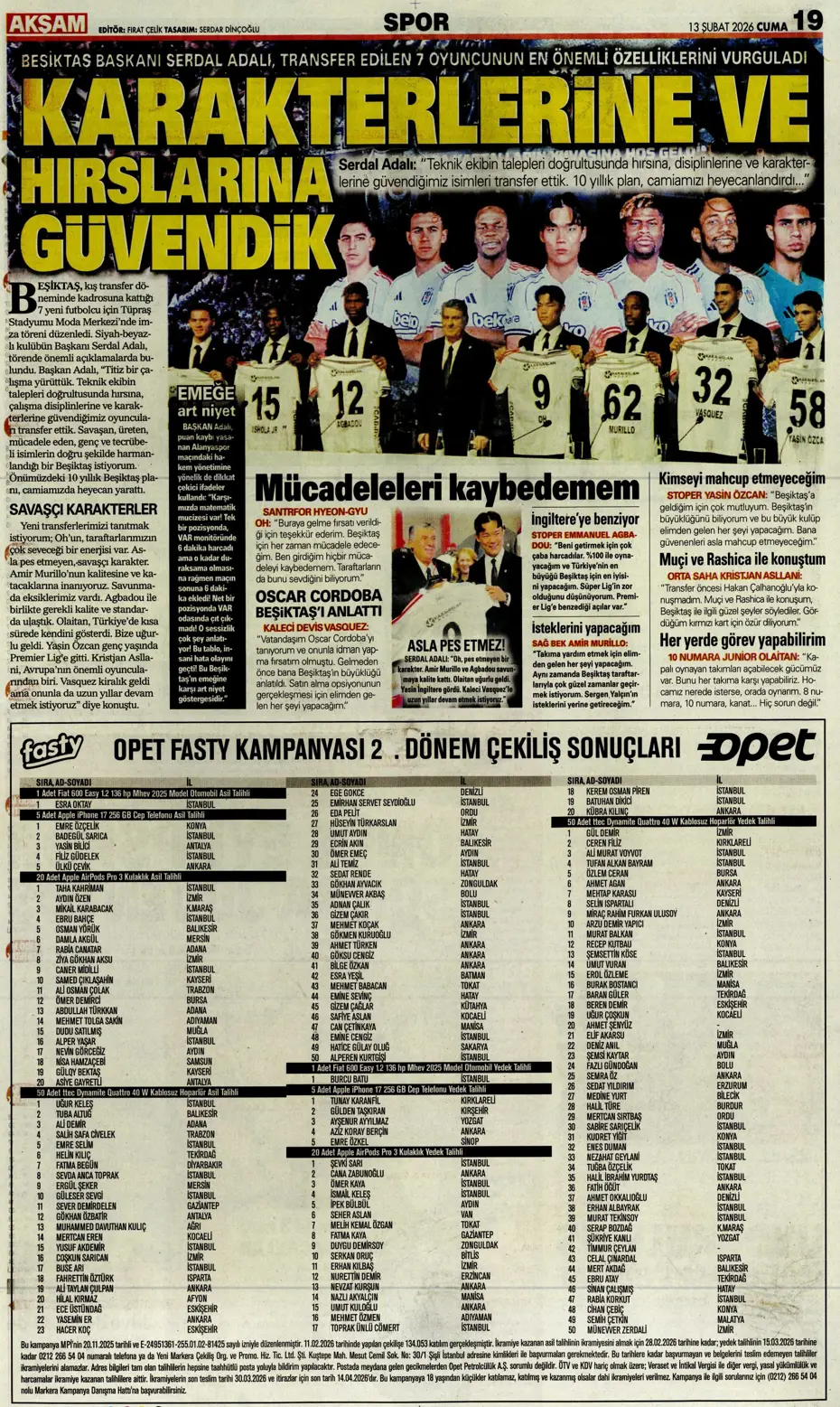 "Tedesco teklifi kabul etmeye yakın" | Sporun manşetleri - 21