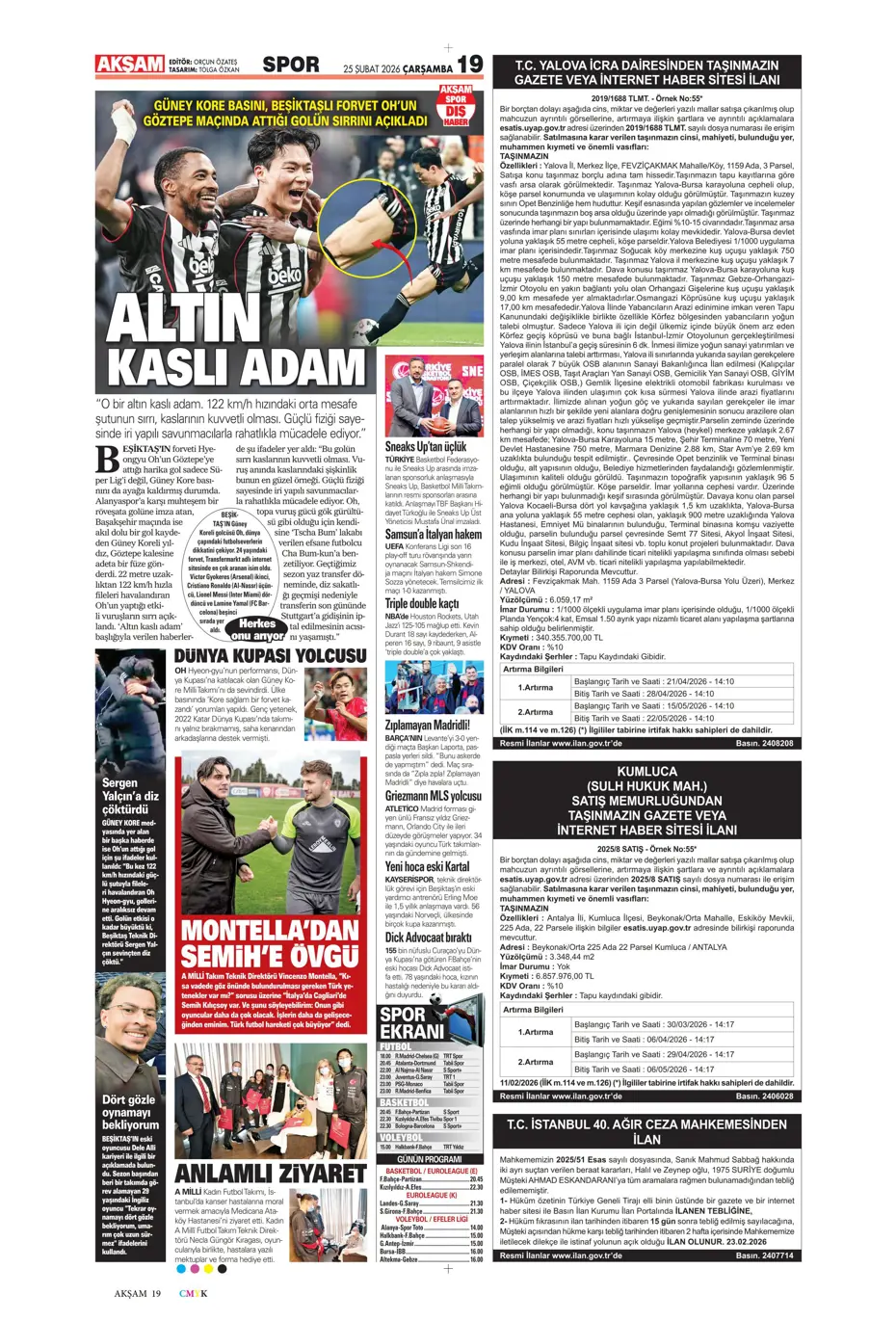 "Fenerbahçe'de Vedat Muriqi sürprizi yaşanıyor" | Sporun manşetleri - 22