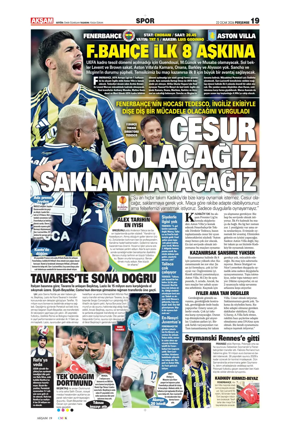 "Galatasaray'dan Atletico maçı sonrası 2 transfer birden" | Sporun manşetleri - 36