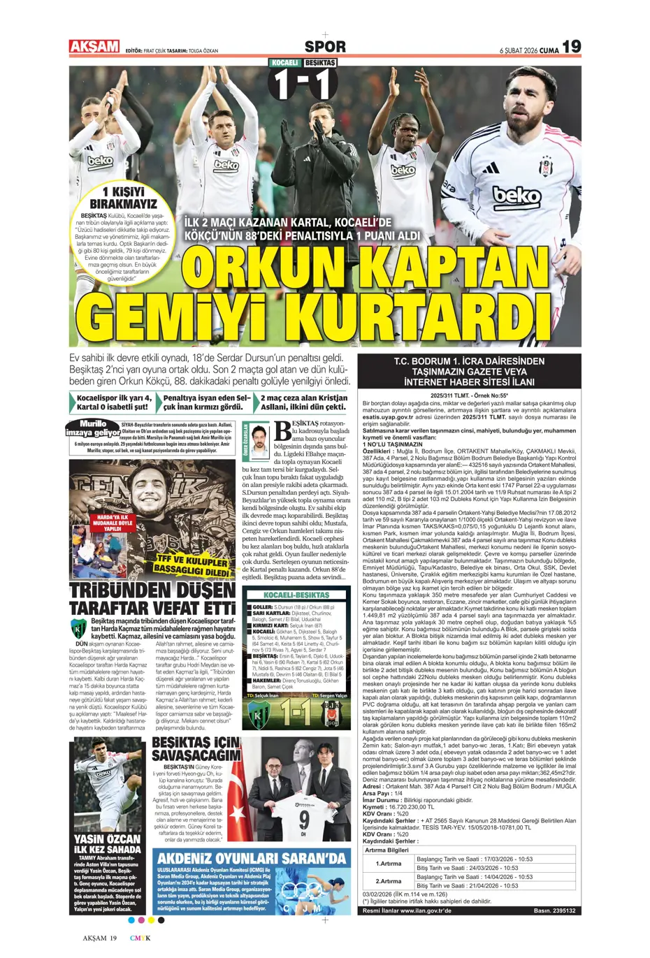 "Transferin son günü Aral Şimşir bombası" | Sporun manşetleri - 30 "Transferin son günü Aral Şimşir bombası" | Sporun manşetleri - 30