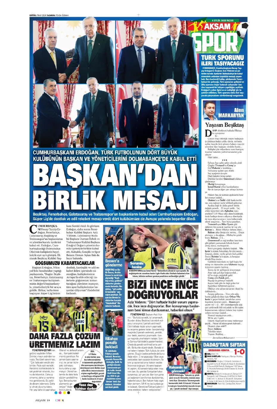 "Kadıköy'ün kralı Kartal" | Sporun manşetleri - 18 "Kadıköy'ün kralı Kartal" | Sporun manşetleri - 18