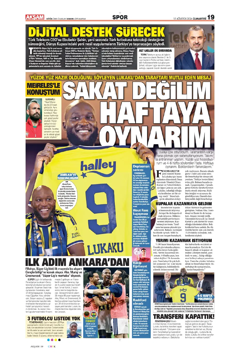 "Darwin Nunez geliyor" | Sporun manşetleri - 30 "Darwin Nunez geliyor" | Sporun manşetleri - 30
