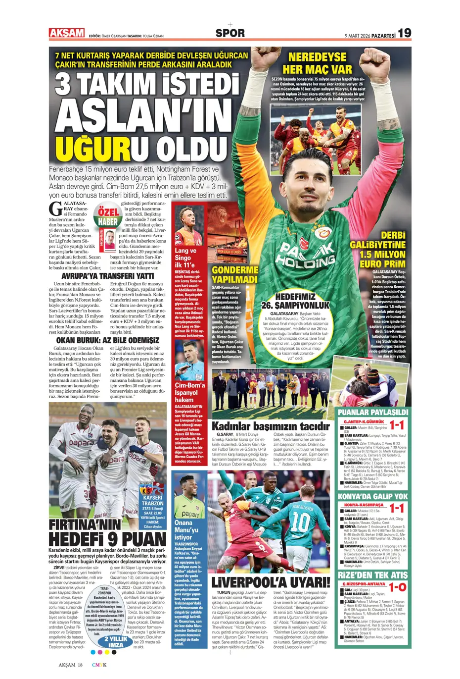 "Eller yukarı! Ben Cherif" | Sporun manşetleri - 35