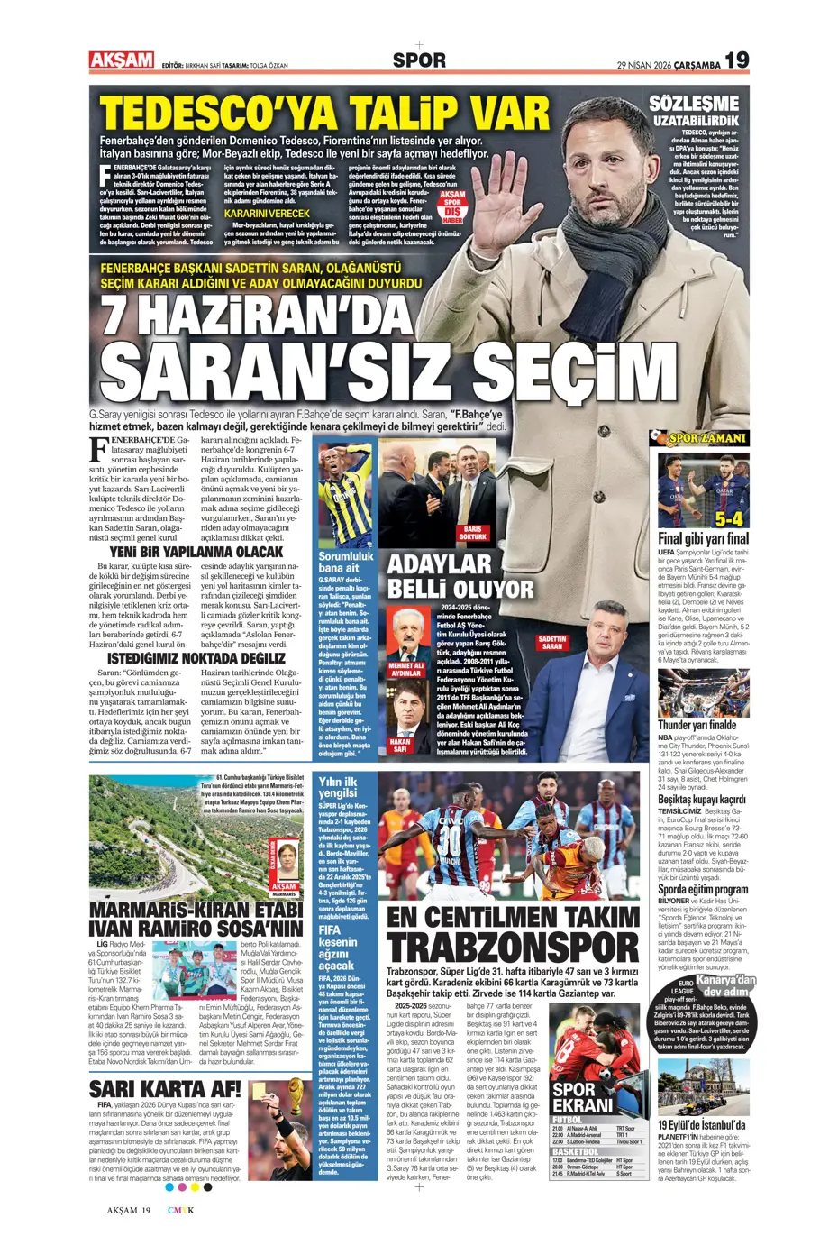 Daha fesih imzası kurumadan Tedesco'ya talip çıktı | Sporun manşetleri - 21