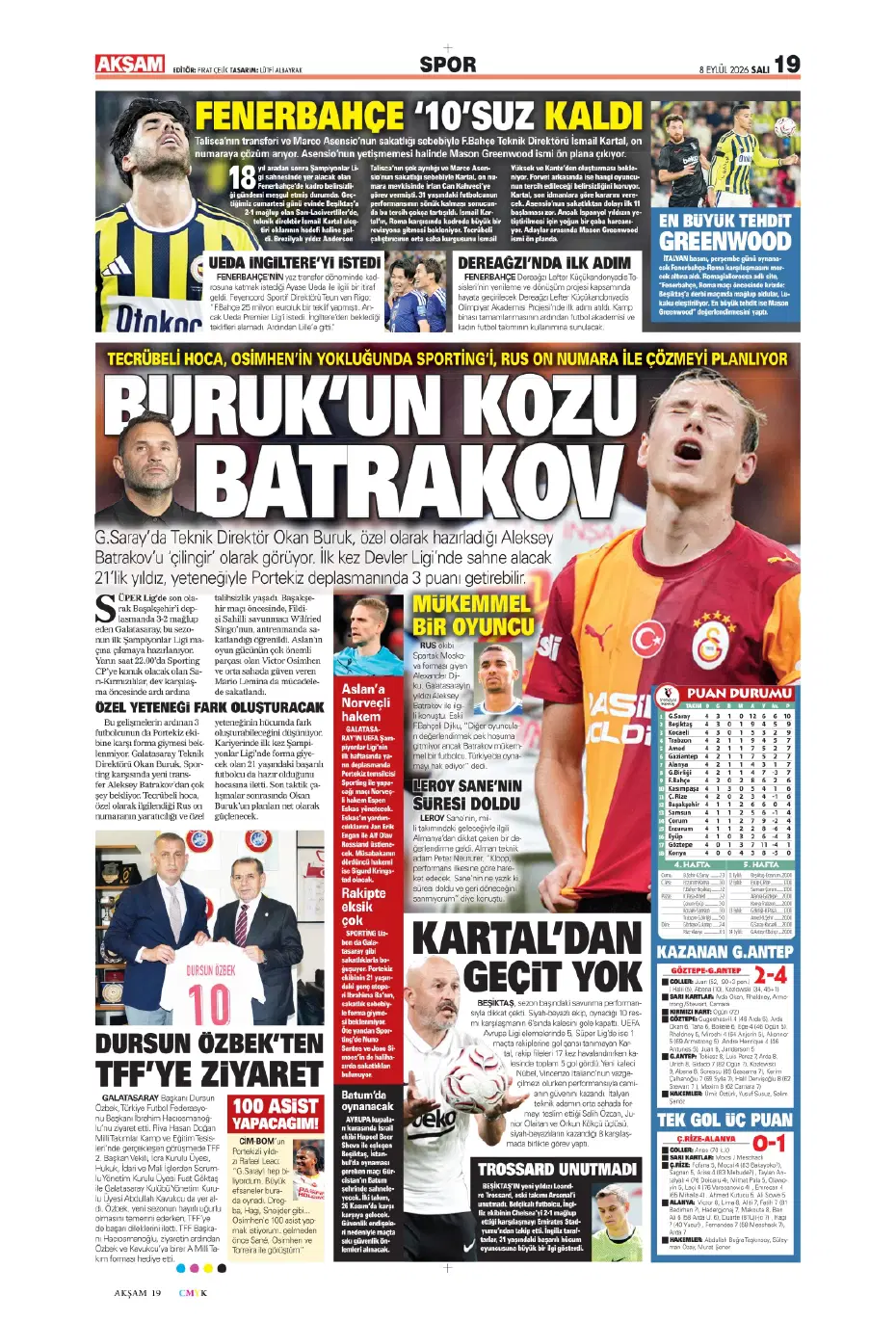"Ertuğrul Doğan'la görüşen Vitor Pereira'dan Trabzonspor kararı" | Sporun manşetleri - 13 "Ertuğrul Doğan'la görüşen Vitor Pereira'dan Trabzonspor kararı" | Sporun manşetleri - 13
