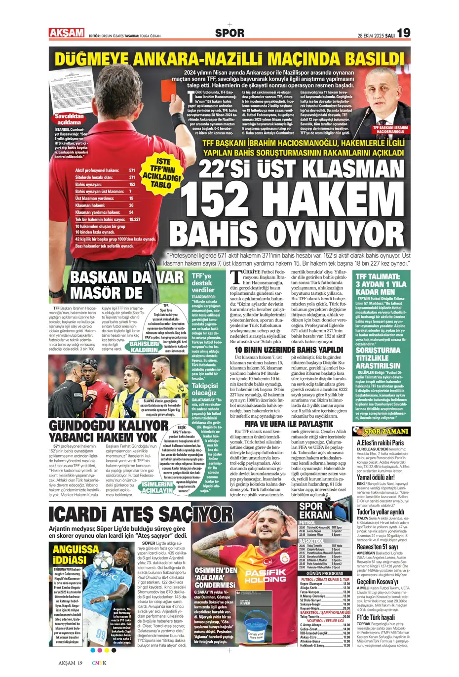 "Galatasaray'dan ocakta 2 bomba transfer" | Sporun manşetleri - 36 "Galatasaray'dan ocakta 2 bomba transfer" | Sporun manşetleri - 36