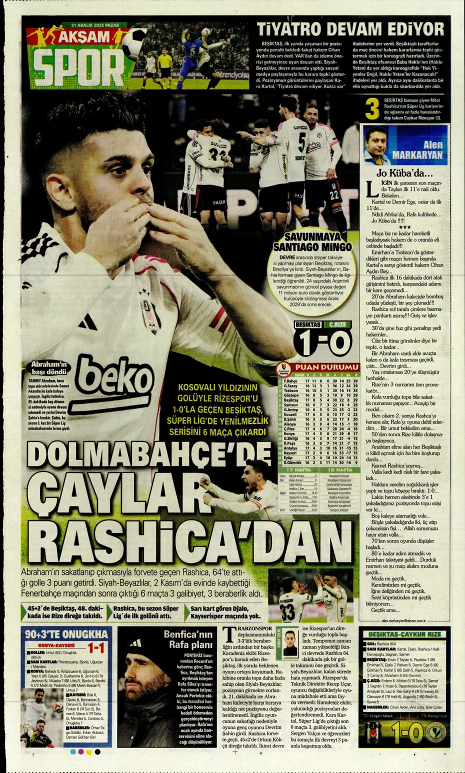 "Transferde Yusuf Sarı bombası" | Sporun manşetleri - 11