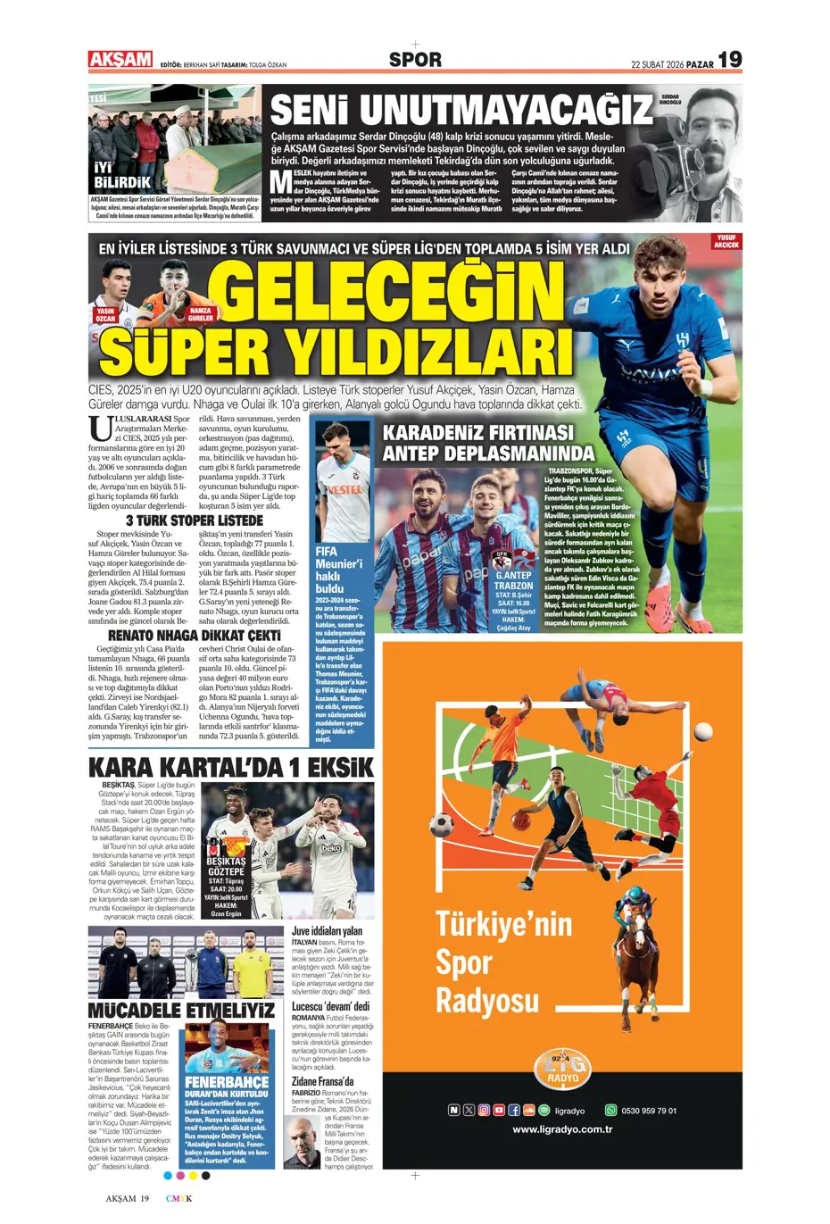 "Beklenen golcü Sörloth" | Sporun manşetleri - 41