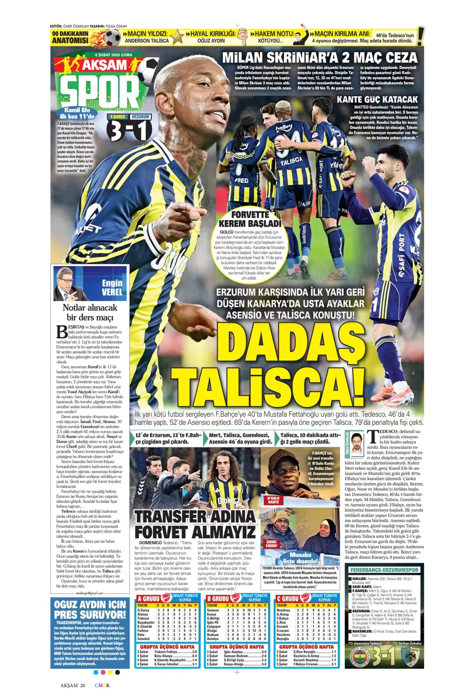 "Transferin son günü Aral Şimşir bombası" | Sporun manşetleri - 28 "Transferin son günü Aral Şimşir bombası" | Sporun manşetleri - 28