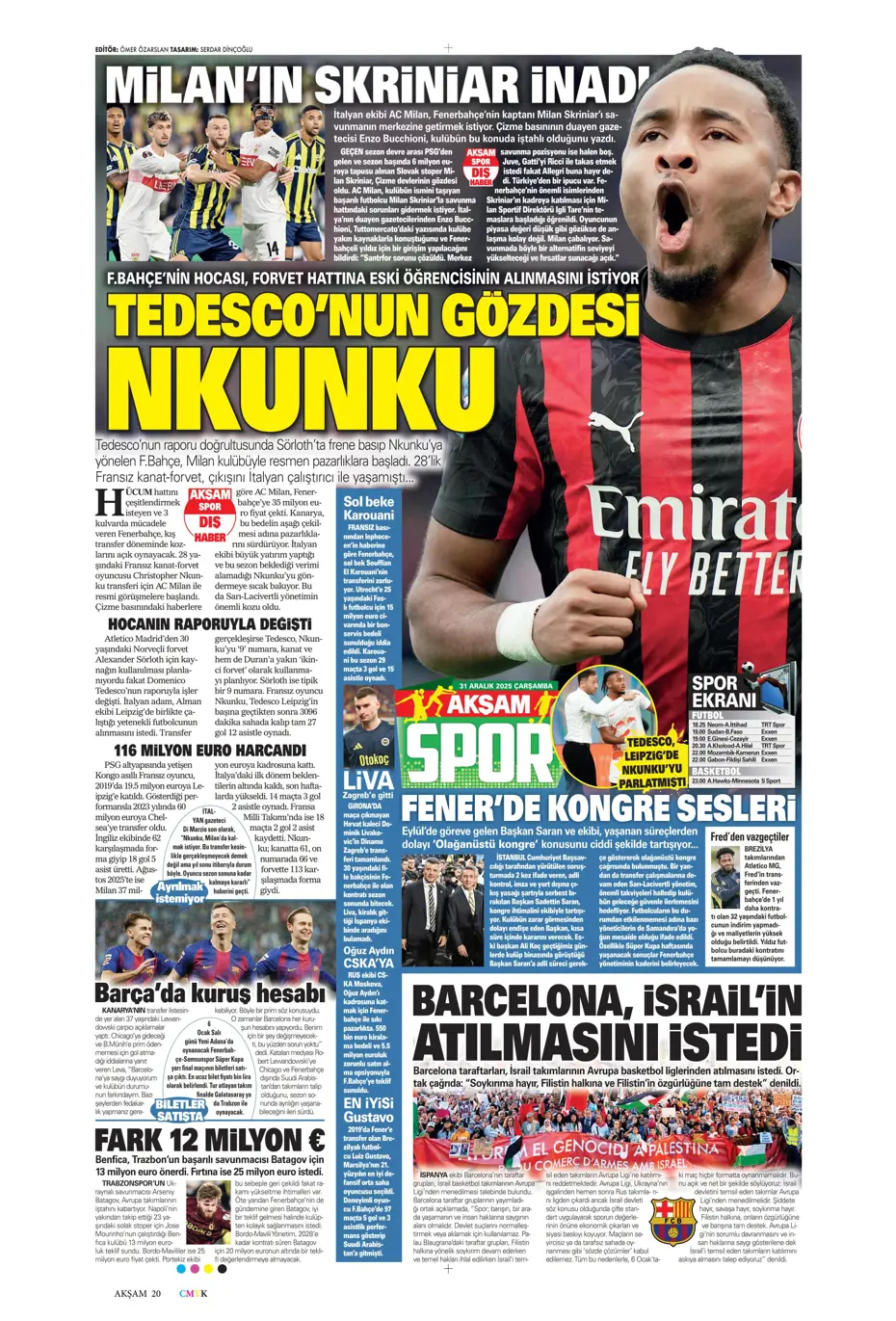 "Rafa Silva'nın yerine bomba isim geliyor" | Sporun manşetleri - 26