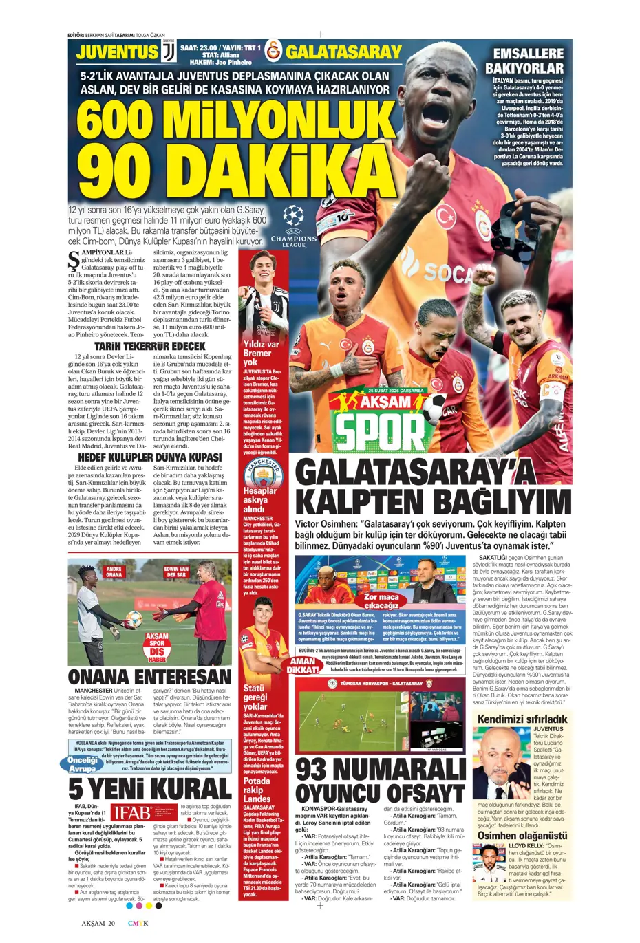 "Fenerbahçe'de Vedat Muriqi sürprizi yaşanıyor" | Sporun manşetleri - 30