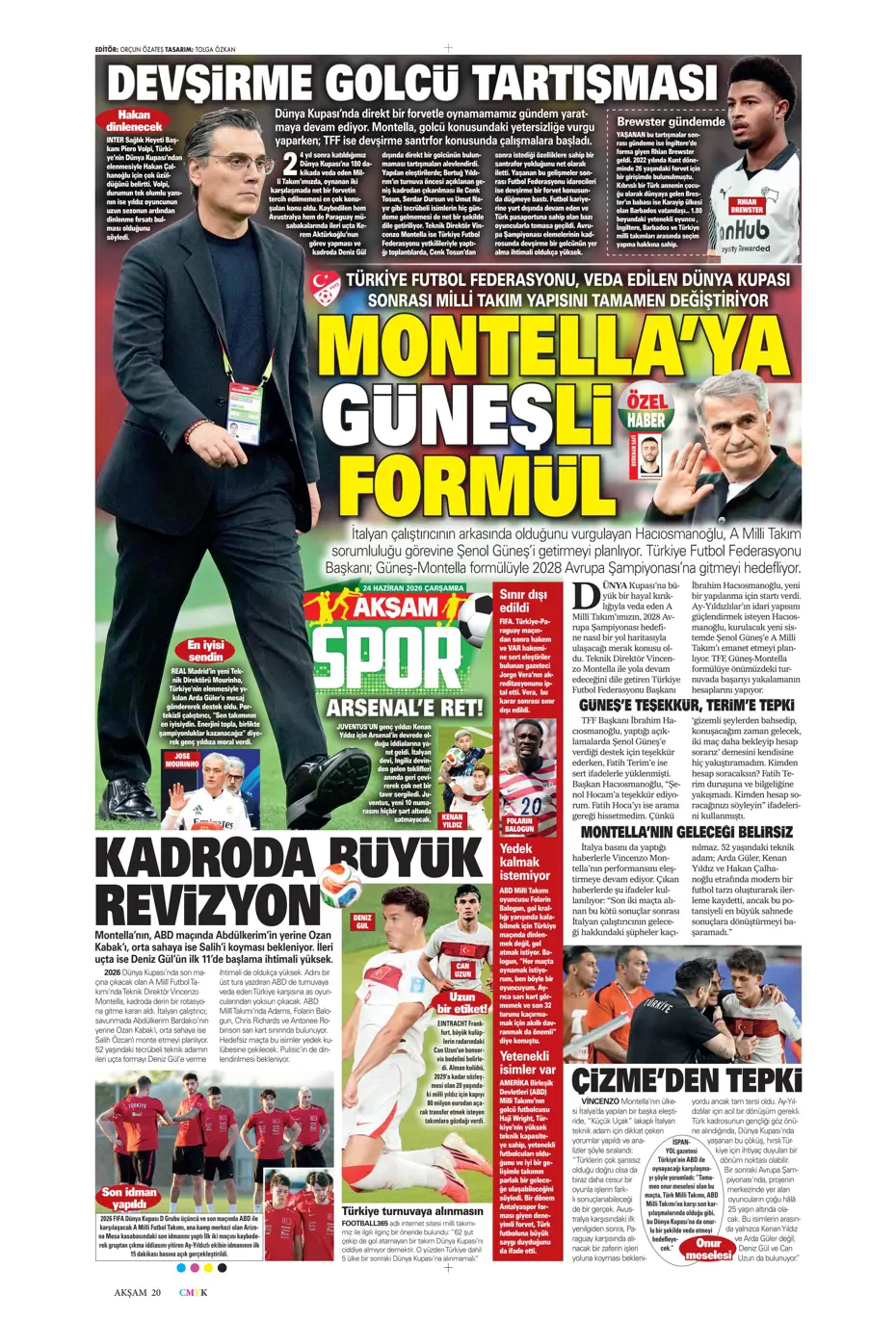 Shomurodov'a karşılık 3 isim! Fenerbahçe'den yılın takası | Sporun manşetleri - 23