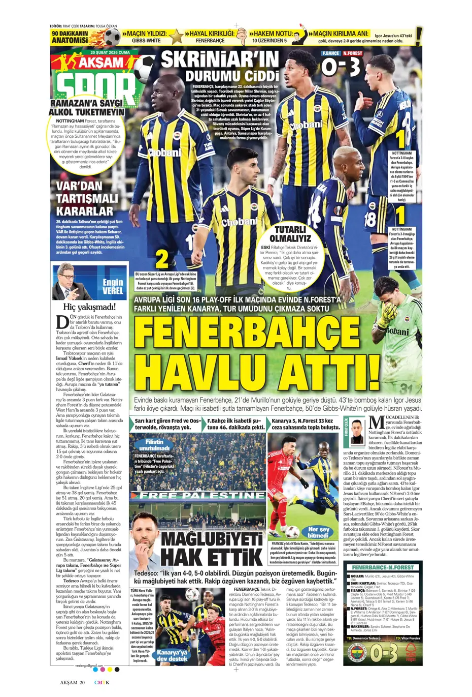 "Vitor Pereira Fenerbahçe'yi mat etti" | Sporun manşetleri - 30