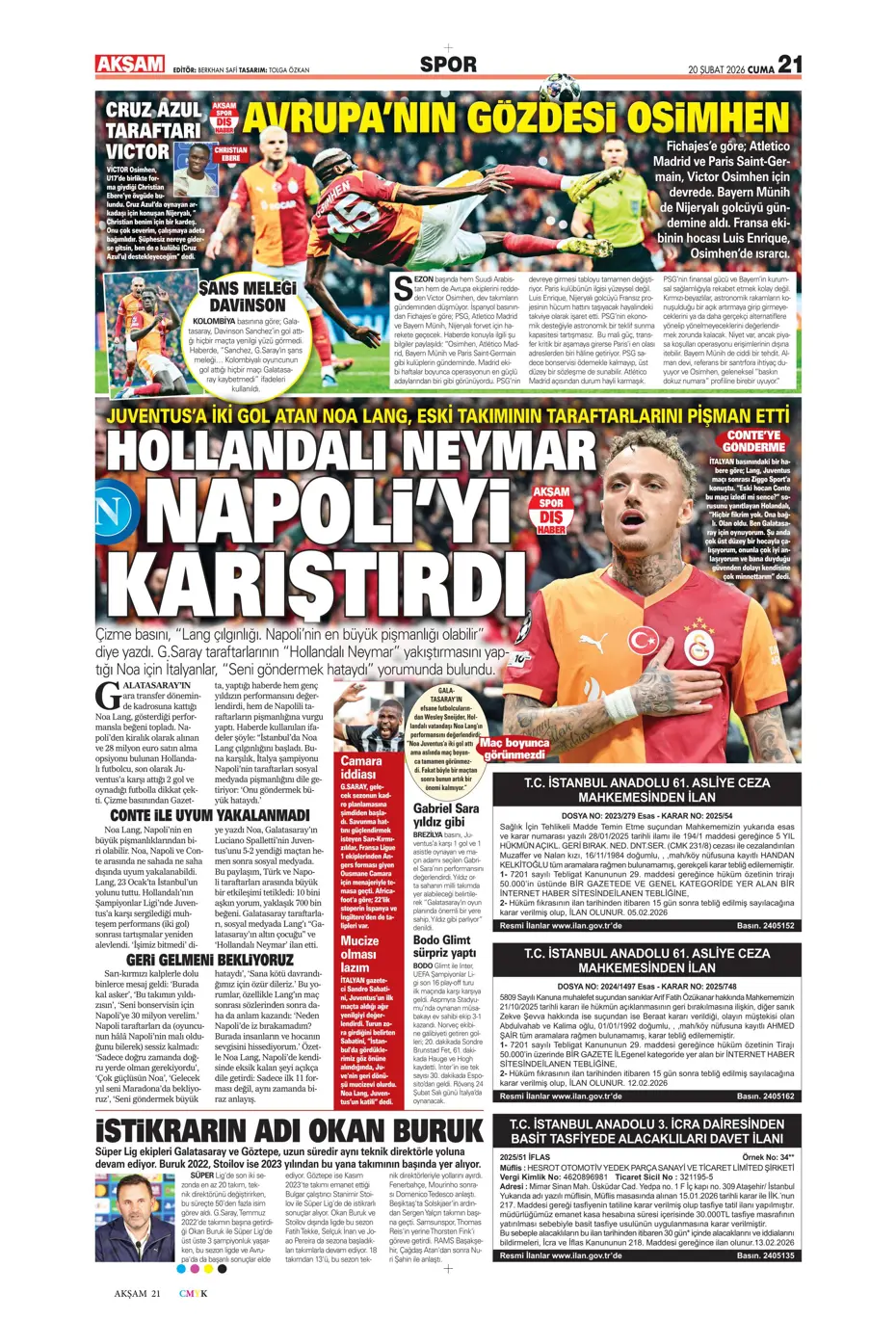 "Vitor Pereira Fenerbahçe'yi mat etti" | Sporun manşetleri - 22