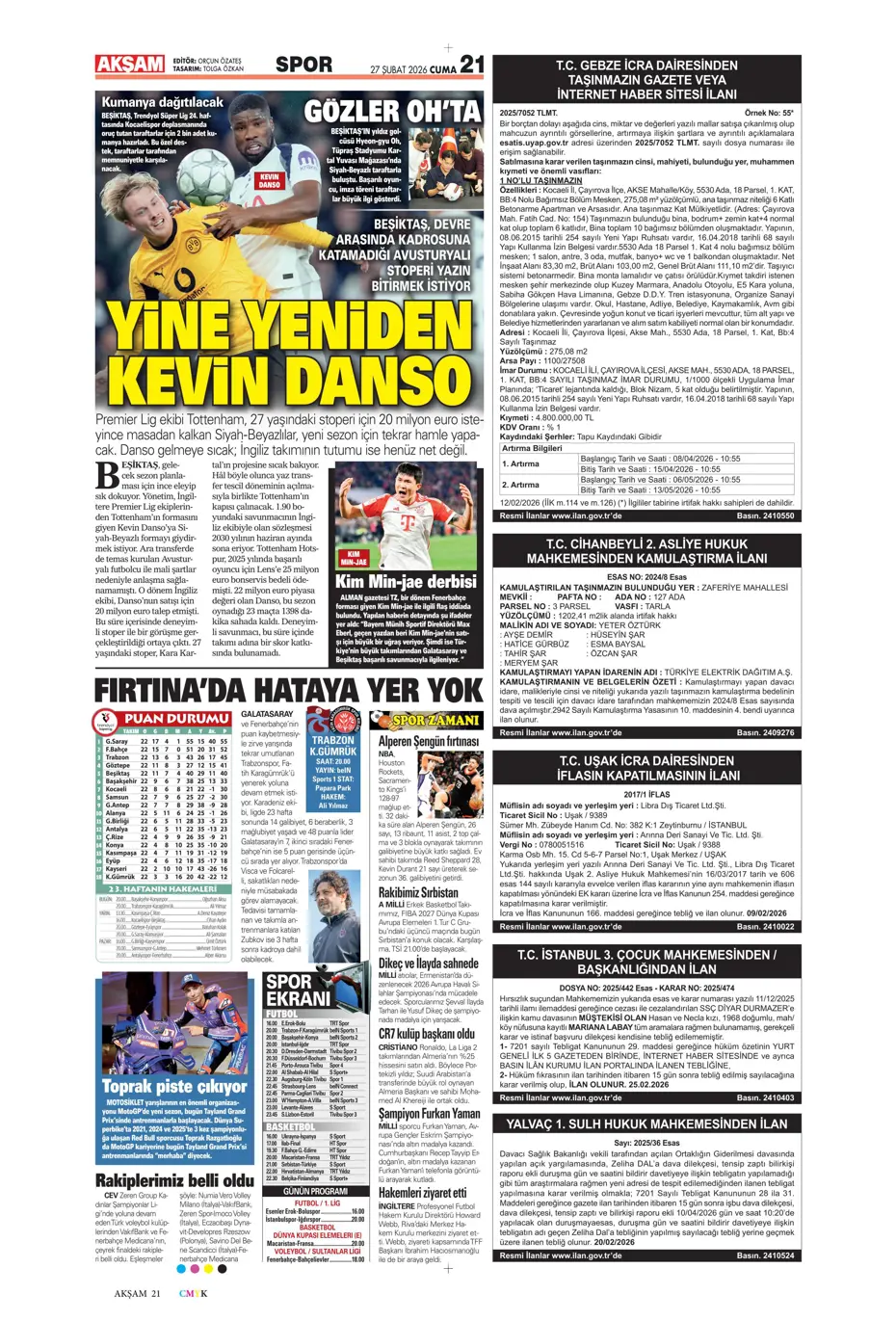 "Osimhen için müthiş iddia!" | Sporun manşetleri - 21 "Osimhen için müthiş iddia!" | Sporun manşetleri - 21