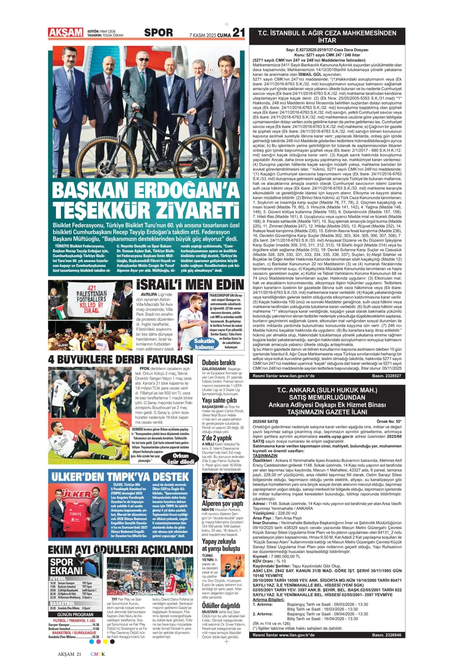 "Hakem Fenerbahçe'nin 2 puanını çaldı" | Sporun manşetleri - 36