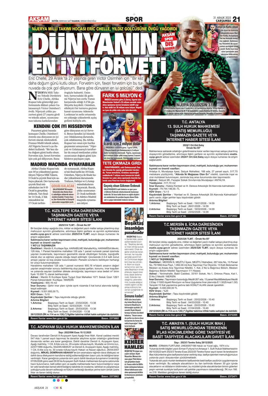 "Rafa Silva'nın yerine bomba isim geliyor" | Sporun manşetleri - 22