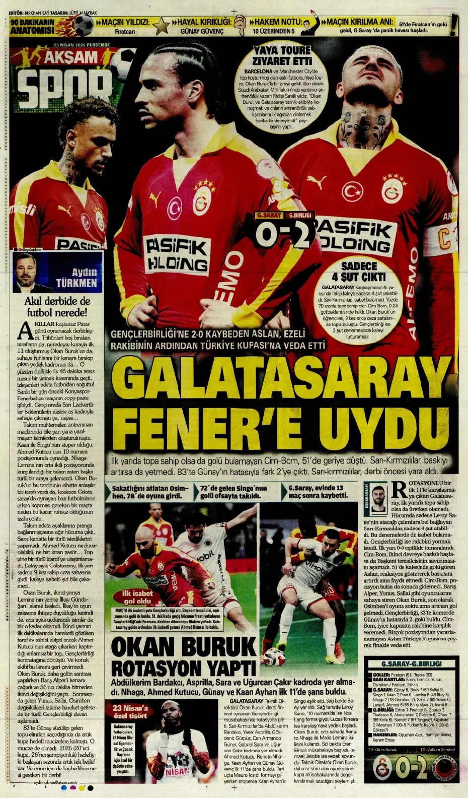 "Koopmeiners Galatasaray'a doğru" | Sporun manşetleri - 18
