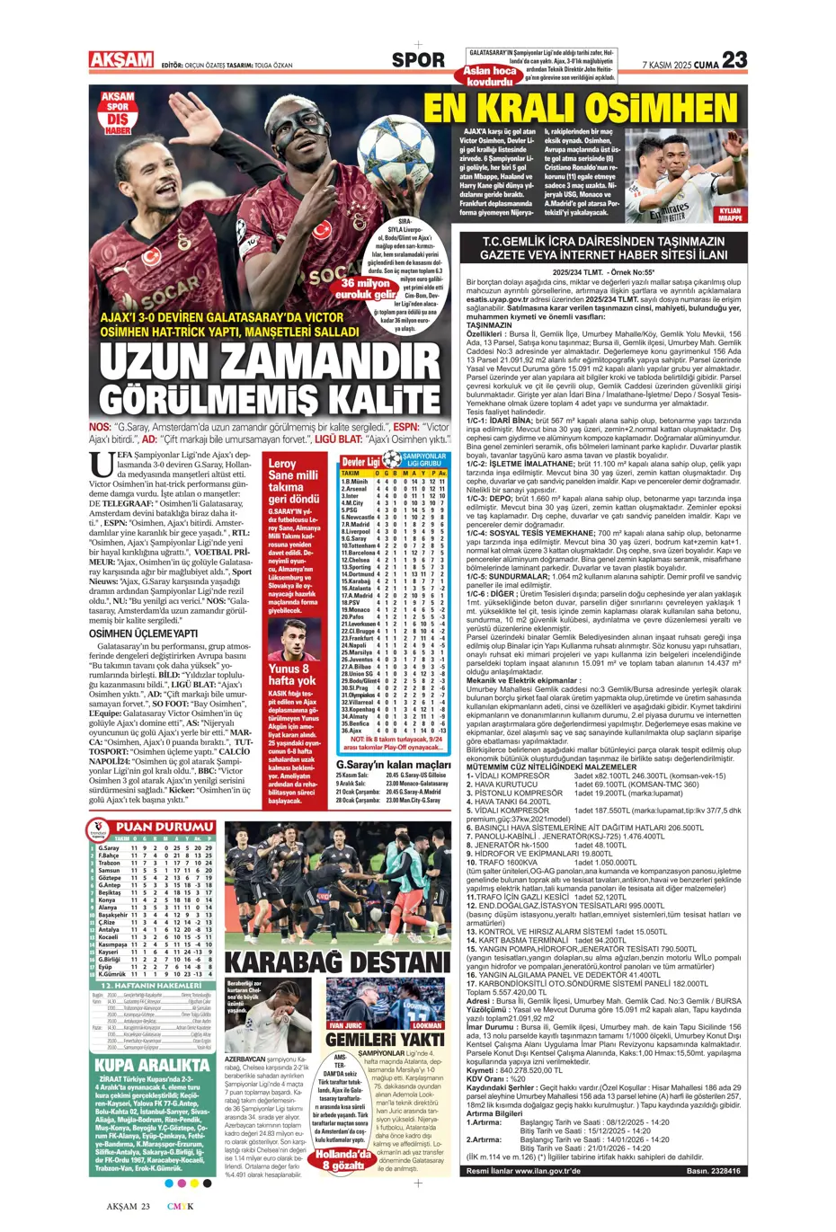 "Hakem Fenerbahçe'nin 2 puanını çaldı" | Sporun manşetleri - 34