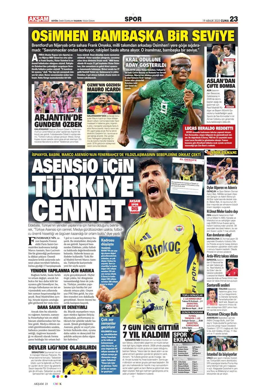 "Ve Lucas Beraldo'dan Galatasaray'a cevap geldi" | Sporun manşetleri - 28