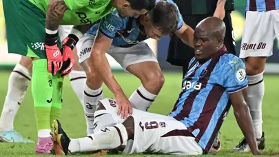 Trabzonspor'a Nwakaeme'den kötü haber: Tendonunda yırtık tespit edildi