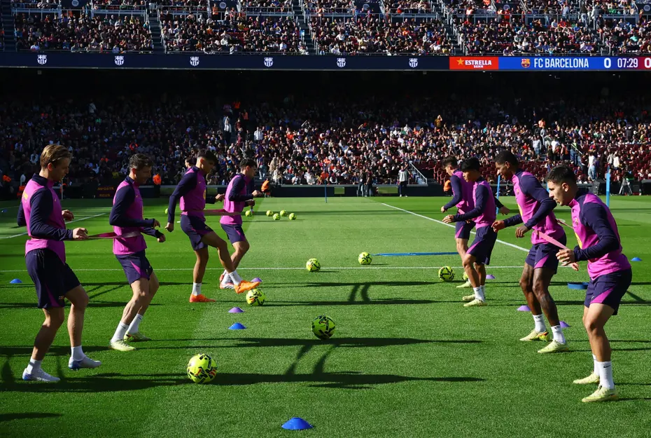 Barcelona'dan taraftarları önünde antrenman: Camp Nou'ya geri dönüş hazırlığı