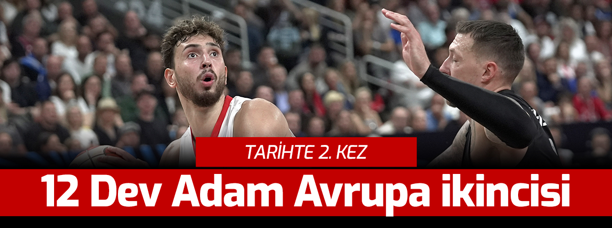 12 Dev Adam, EuroBasket'i gümüş madalyayla tamamladı
