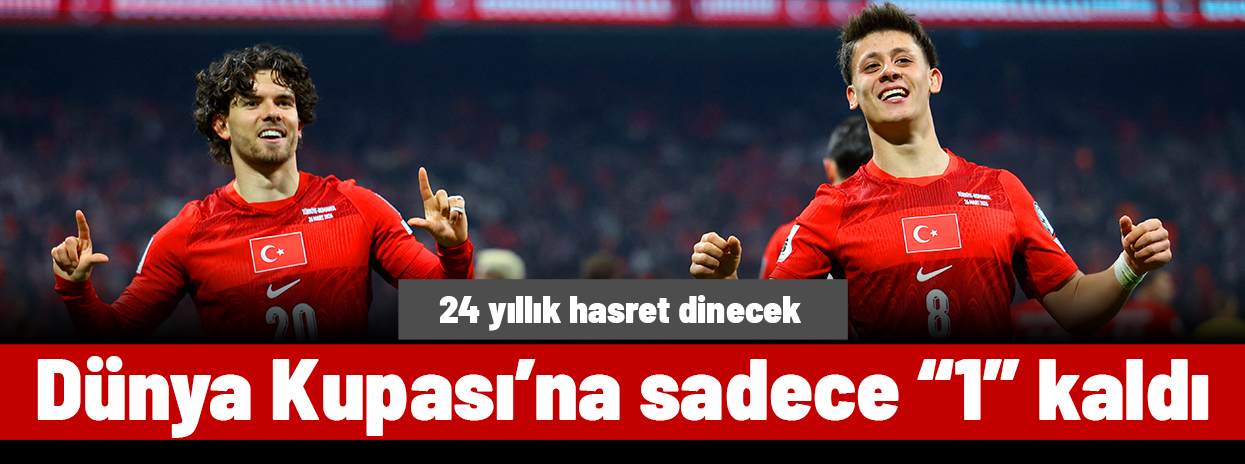 A Milli Takım finalde! 24 yıllık hasreti bitirmeye 1 kaldı