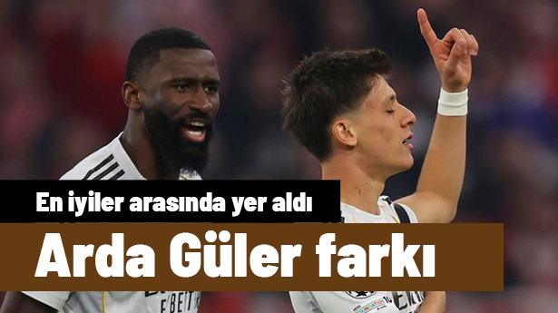 Arda Güler'e Şampiyonlar Ligi'nde büyük ödül