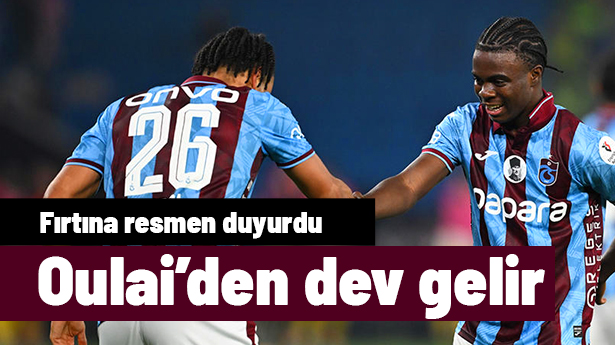 Trabzonspor, Oulai'yi Fiorentina'ya 30 milyon euroya sattı