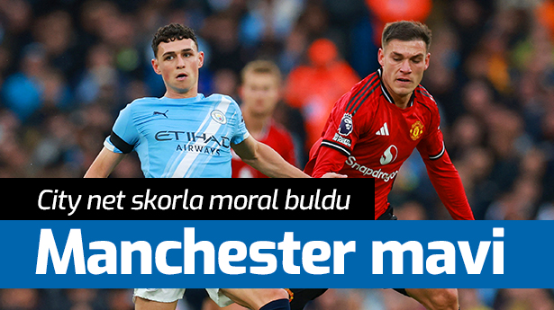 Manchester bir kez daha mavi oldu: City galibiyetle moral buldu
