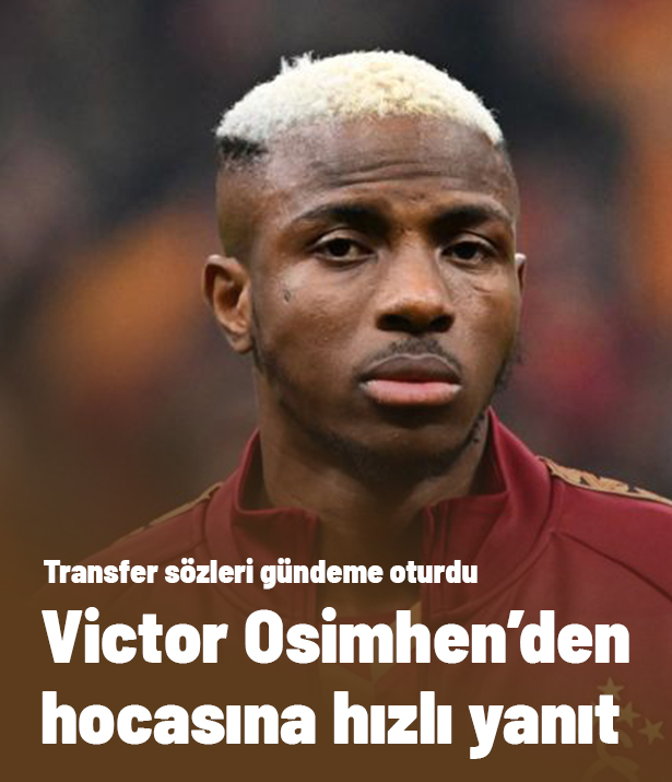 Victor Osimhen hocasının transfer sözlerine yanıt verdi