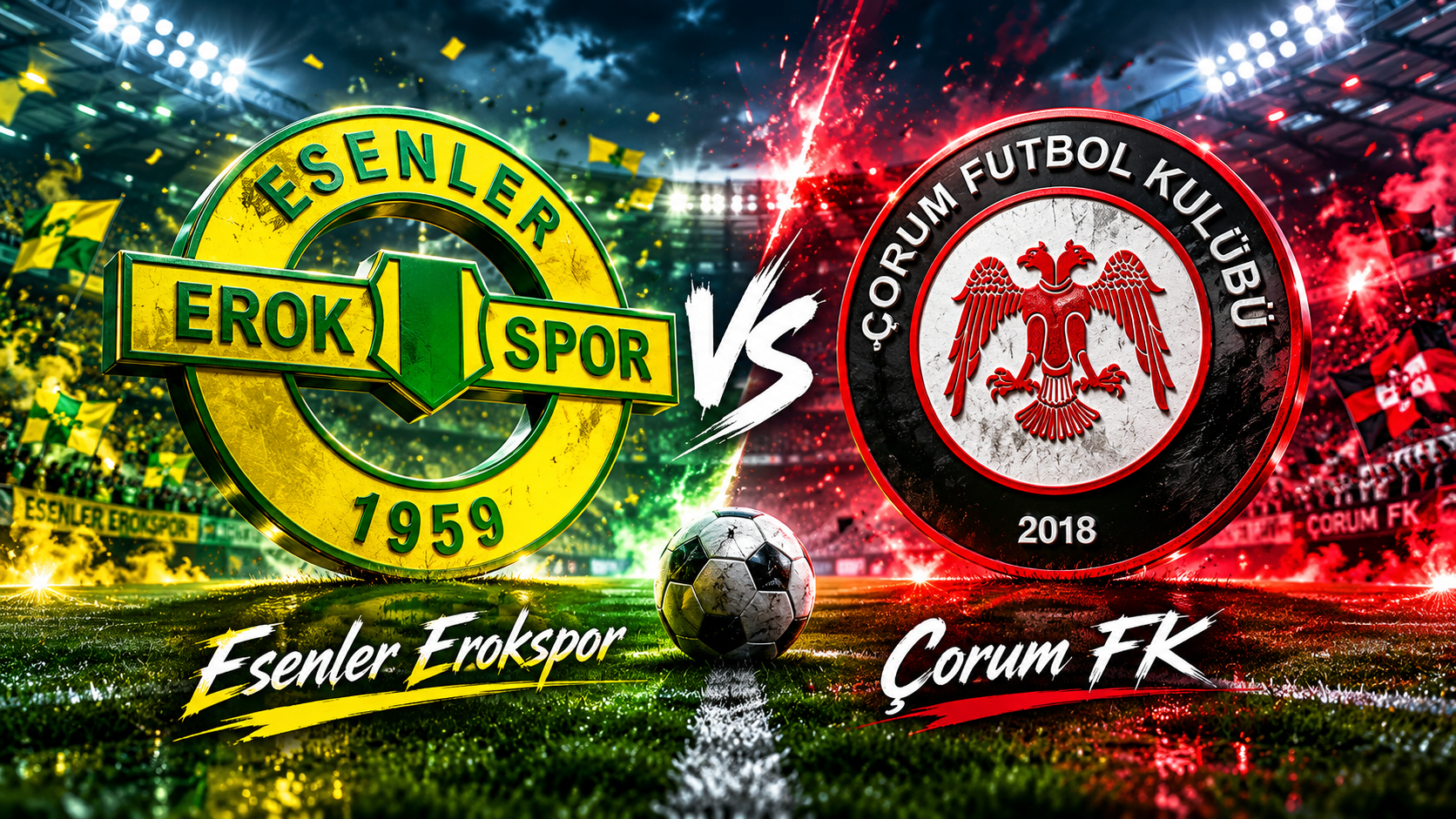 Süper Lig'e son bilet! Esenler Erokspor - Çorum FK