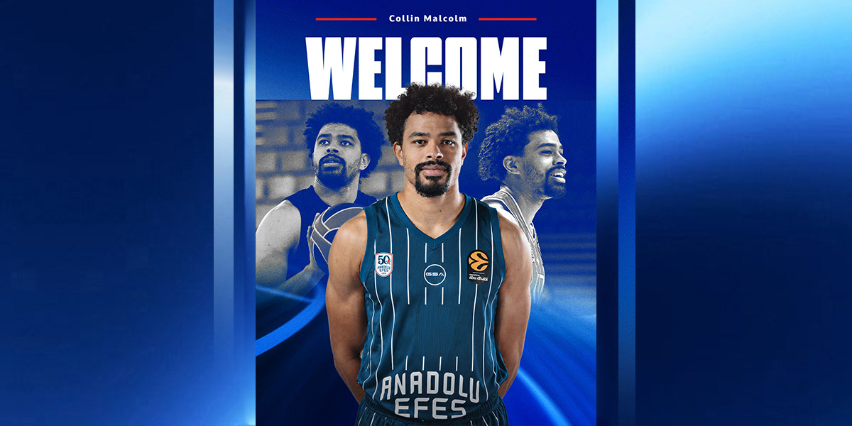 Anadolu Efes Collin Malcolm'u kadrosuna kattı