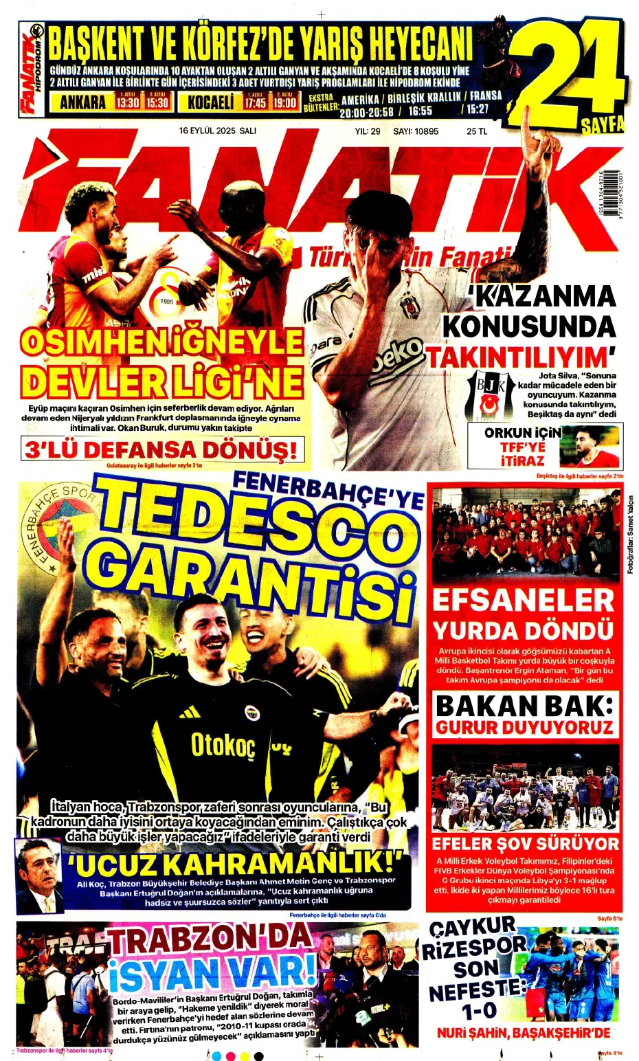 "Fenerbahçe'den David Alaba bombası" | Sporun manşetleri - 21