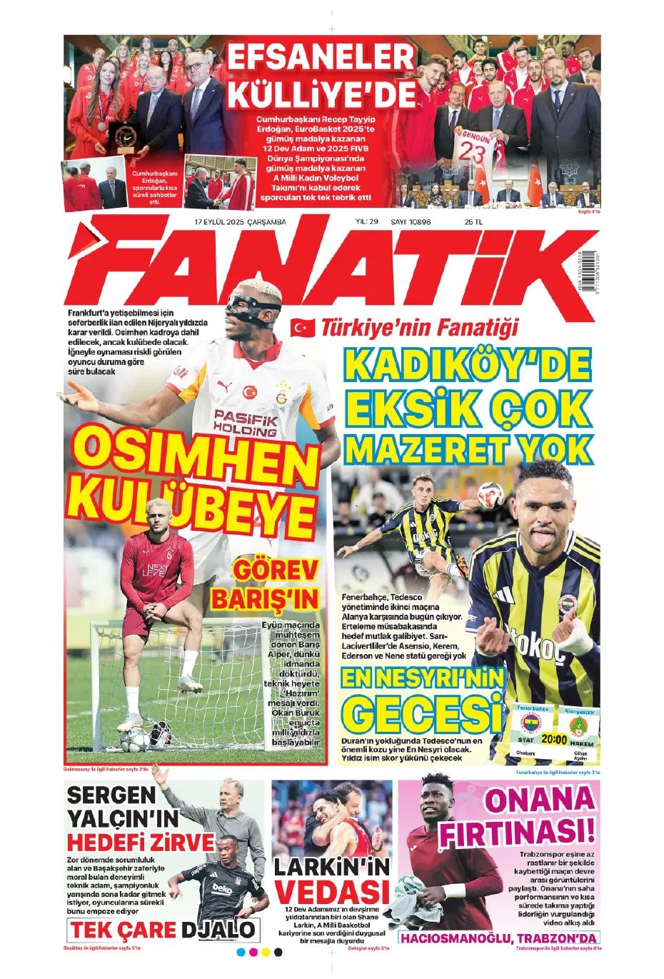 "Okan Buruk'un İlkay-Sane planı" | Sporun manşetleri - 19