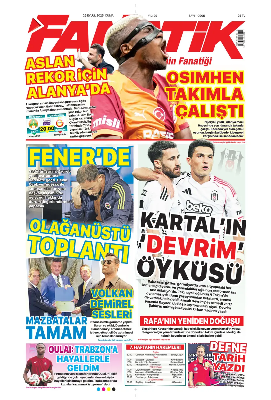 "Volkan Demirel'den Fenerbahçe'ye cevap" | Sporun manşetleri - 32