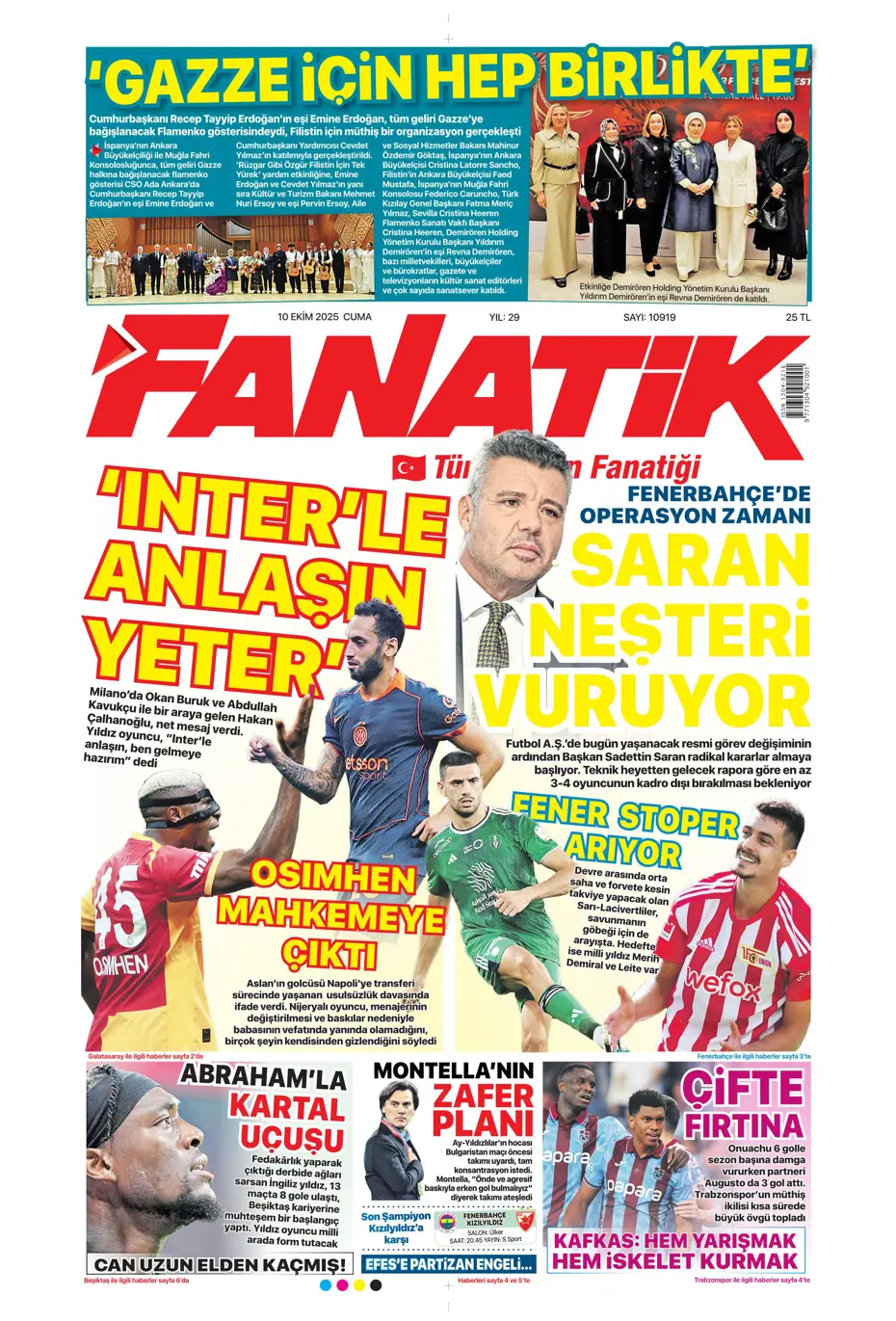 "Sadettin Saran ilk transferini milli yıldızla yapıyor" | Sporun manşetleri - 31