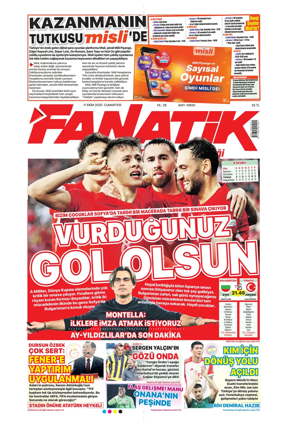 "Sergen Yalçın'ın yeni hedefi Çağlar Söyüncü" | Sporun manşetleri - 39