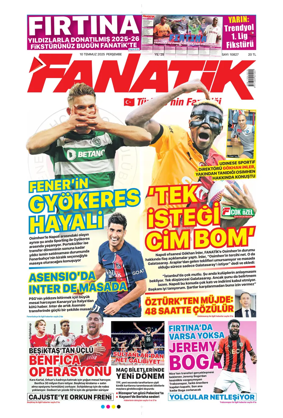 "Fenerbahçe'den Kerem Aktürkoğlu bombası" | Sporun manşetleri - 28