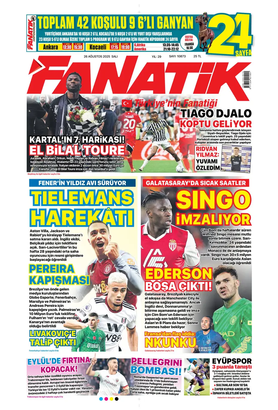 "Fenerbahçe, Zinchenko'yu bitiriyor" | Sporun manşetleri - 34
