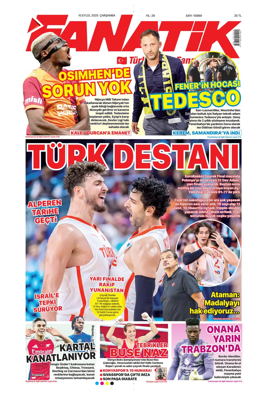 "Mühendislik harikası Domenico Tedesco" | Sporun manşetleri - 22
