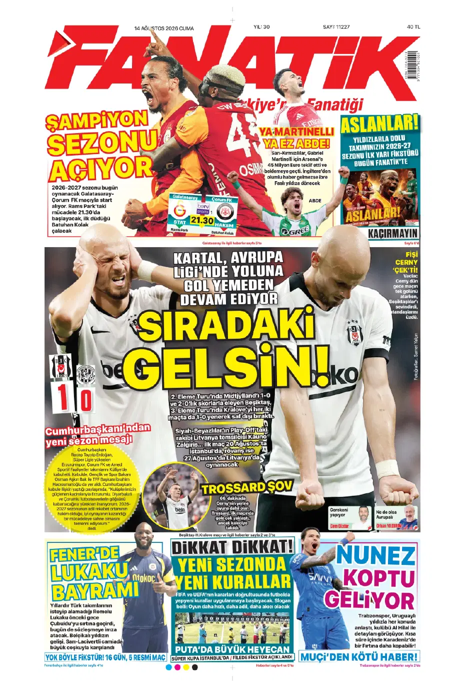 Orkun Kökçü'nün kankası Beşiktaş'a geliyor | Sporun manşetleri - 23